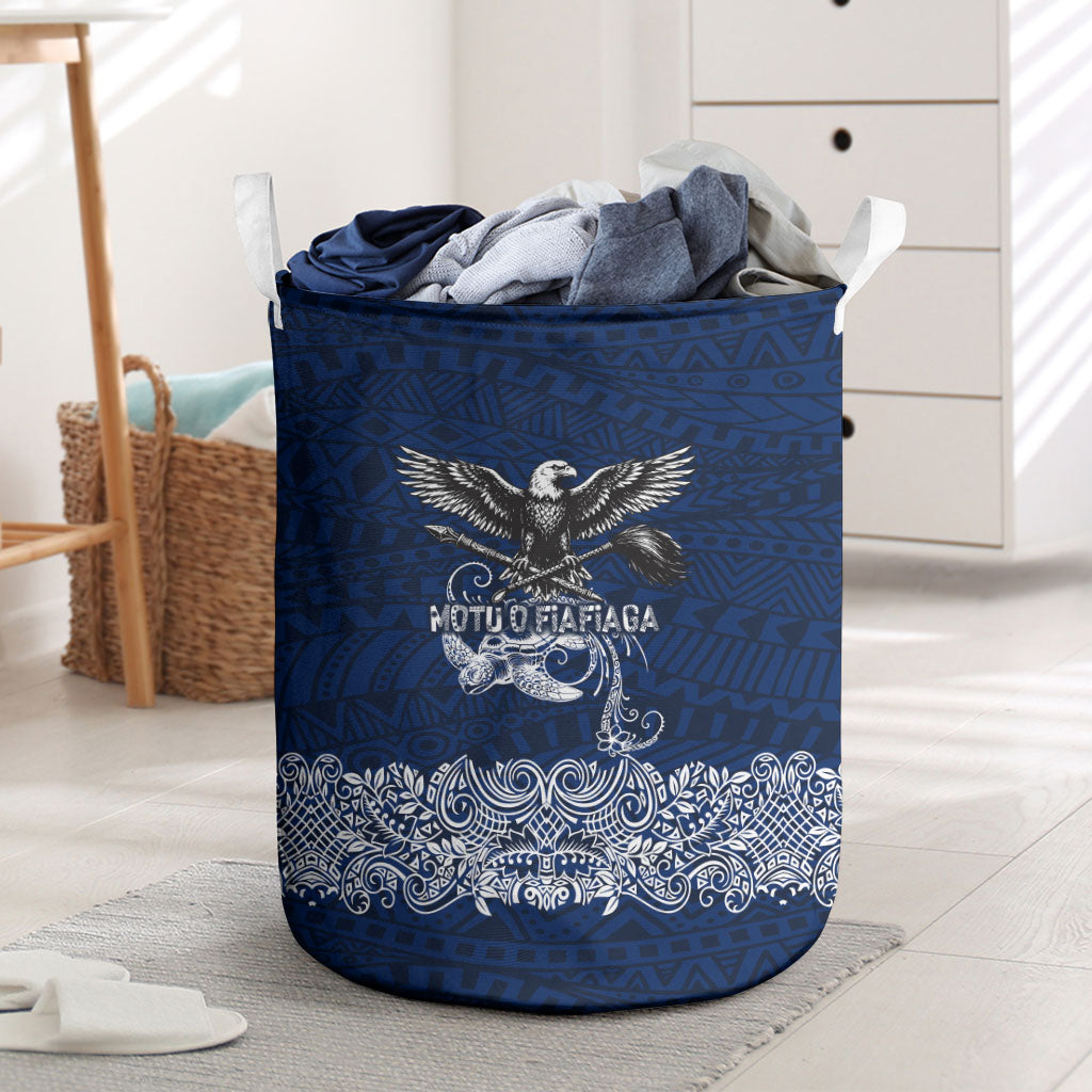 American Samoa Eagle Laundry Basket Sea Turtle Traditional Polynesian Tribal Tattoo