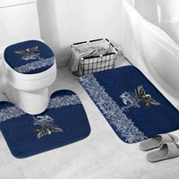 American Samoa Eagle Bathroom Set Sea Turtle Traditional Polynesian Tribal Tattoo
