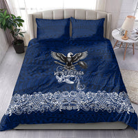 American Samoa Eagle Bedding Set Sea Turtle Traditional Polynesian Tribal Tattoo