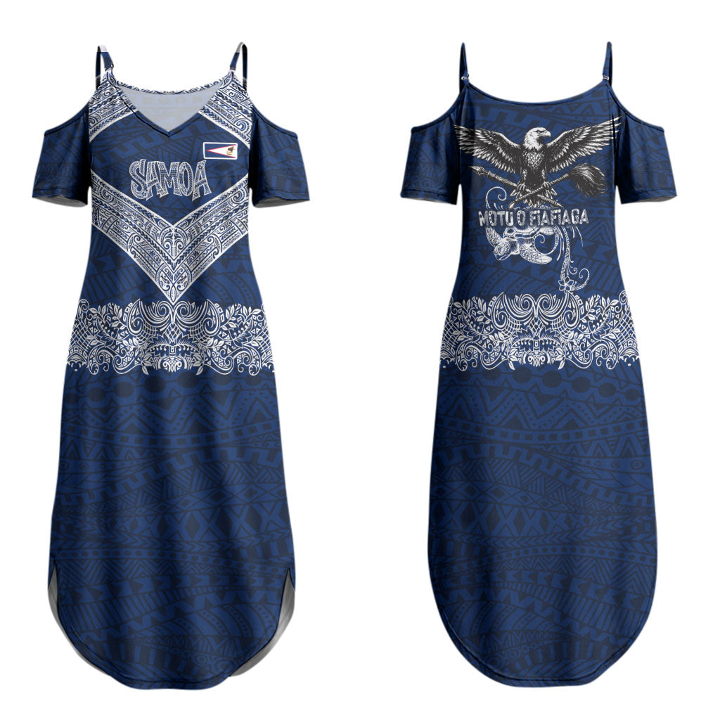 American Samoa Eagle Family Matching Summer Maxi Dress and Hawaiian Shirt Sea Turtle Traditional Polynesian Tribal Tattoo