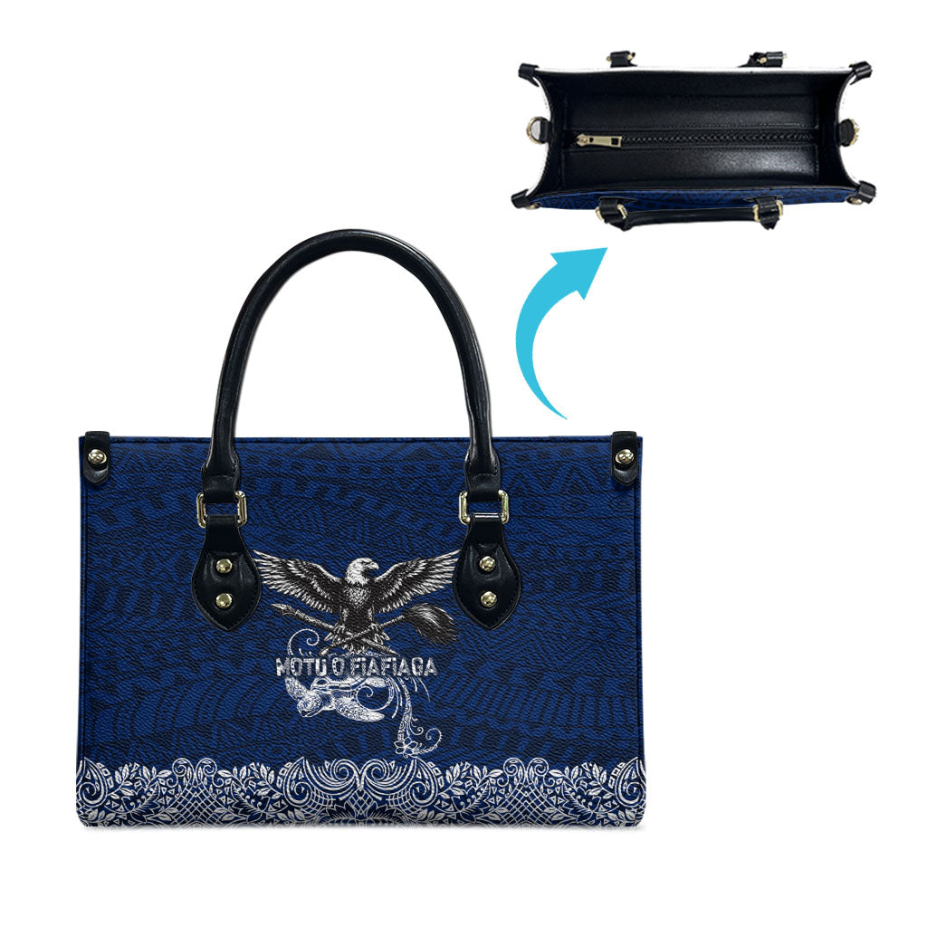 American Samoa Eagle Leather Bag Sea Turtle Traditional Polynesian Tribal Tattoo