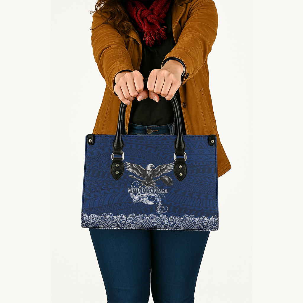 American Samoa Eagle Leather Bag Sea Turtle Traditional Polynesian Tribal Tattoo