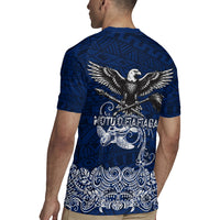 American Samoa Eagle Rugby Jersey Sea Turtle Traditional Polynesian Tribal Tattoo
