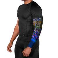 American Samoa Warrior Arm Sleeves Polynesian Fruit Bat Talofa Urban Graffiti Street Art