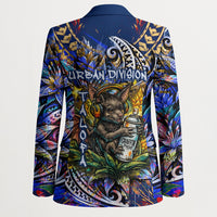 American Samoa Warrior Blazer Polynesian Fruit Bat Talofa Urban Graffiti Street Art