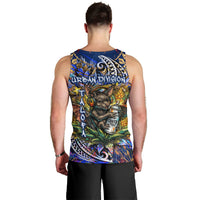 American Samoa Warrior Men Tank Top Polynesian Fruit Bat Talofa Urban Graffiti Street Art