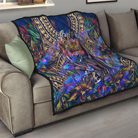 American Samoa Warrior Quilt Polynesian Fruit Bat Talofa Urban Graffiti Street Art