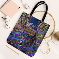 American Samoa Warrior Tote Bag Polynesian Fruit Bat Talofa Urban Graffiti Street Art