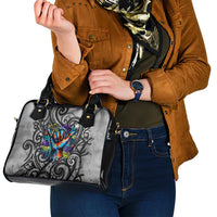 Chur Bro Shaka Sign Shoulder Handbag New Zealand Koru Colorful Graffiti Splash TS04 - Polynesian Pride