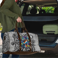 Chur Bro Shaka Sign Travel Bag New Zealand Koru Colorful Graffiti Splash