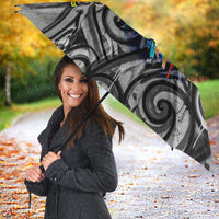 Chur Bro Shaka Sign Umbrella New Zealand Koru Colorful Graffiti Splash