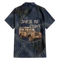 New Zealand She’ll Be Right Family Matching Mermaid Dress and Hawaiian Shirt NZ Slang No. 8 Wire Map Pattern