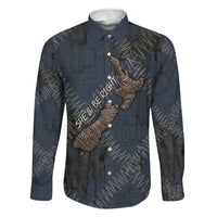 New Zealand She’ll Be Right Family Matching Short Sleeve Bodycon Dress and Hawaiian Shirt NZ Slang No. 8 Wire Map Pattern