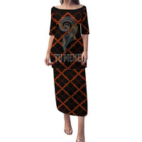 Tu Meke Maori New Zealand Slang Puletasi with Glow Neon Step Style