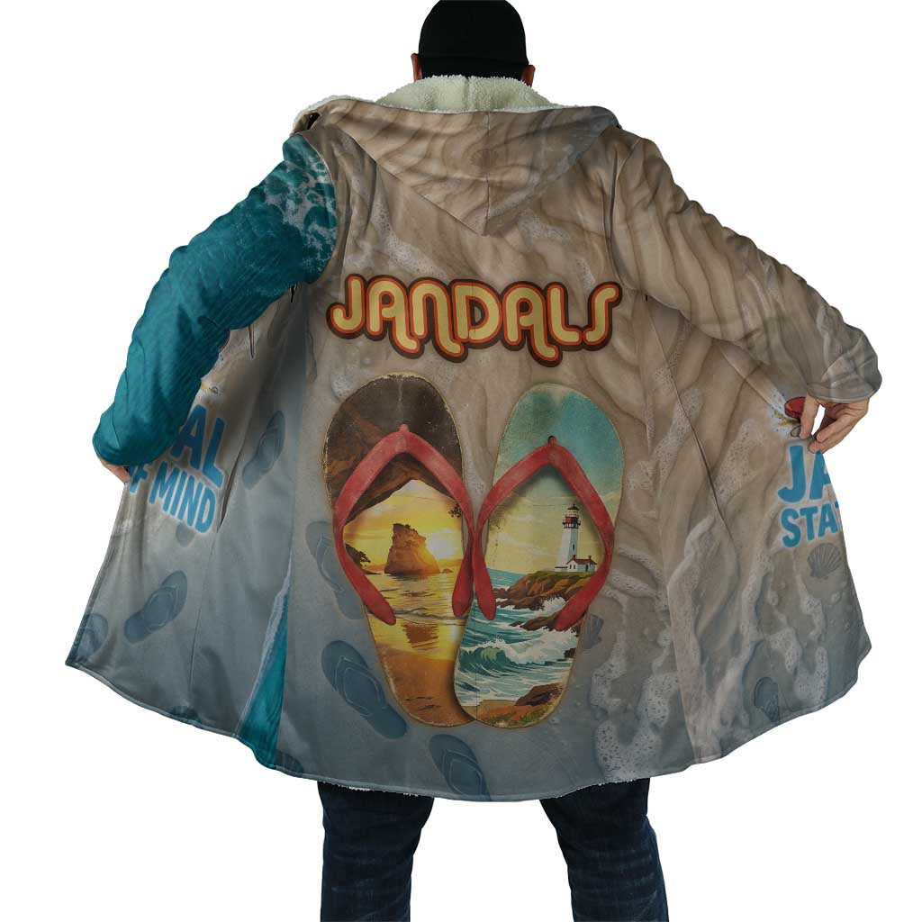 Kiwi Jandal Beach Life Cloak New Zealand Flip Flops Ocean Wave Surf Style