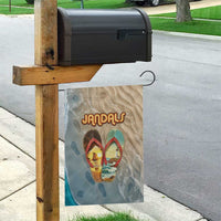 Kiwi Jandal Beach Life Garden Flag New Zealand Flip Flops Ocean Wave Surf Style