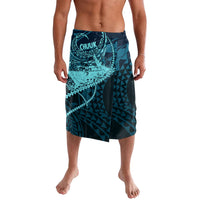 Chuuk Deep Into Truk Lagoon Lavalava Polynesian Tribal Pattern Wreck Diving Teal Ship Art