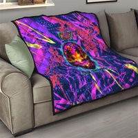 Chuuk Tropical Sunset Coordinates Quilt Neon Graffiti Polynesian Tribal