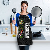 Kosrae Nautical Heritage Apron Polynesian Tribal Anchor With Plumeria Tropical Art