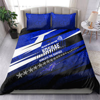 Kosrae Deep Sea Scuba Diving Bedding Set Blue Hole Beneath The Surface Coral Reef Graphic Art