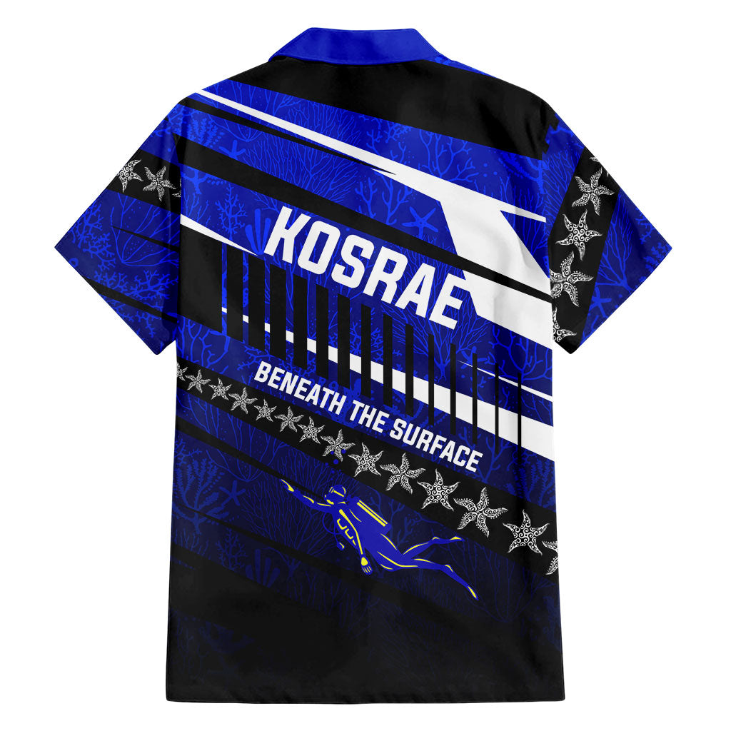 Kosrae Deep Sea Scuba Diving Family Matching Mermaid Dress and Hawaiian Shirt Blue Hole Beneath The Surface Coral Reef Graphic Art
