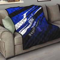 Kosrae Deep Sea Scuba Diving Quilt Blue Hole Beneath The Surface Coral Reef Graphic Art