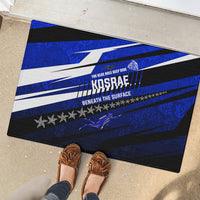 Kosrae Deep Sea Scuba Diving Rubber Doormat Blue Hole Beneath The Surface Coral Reef Graphic Art