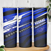 Kosrae Deep Sea Scuba Diving Skinny Tumbler Blue Hole Beneath The Surface Coral Reef Graphic Art
