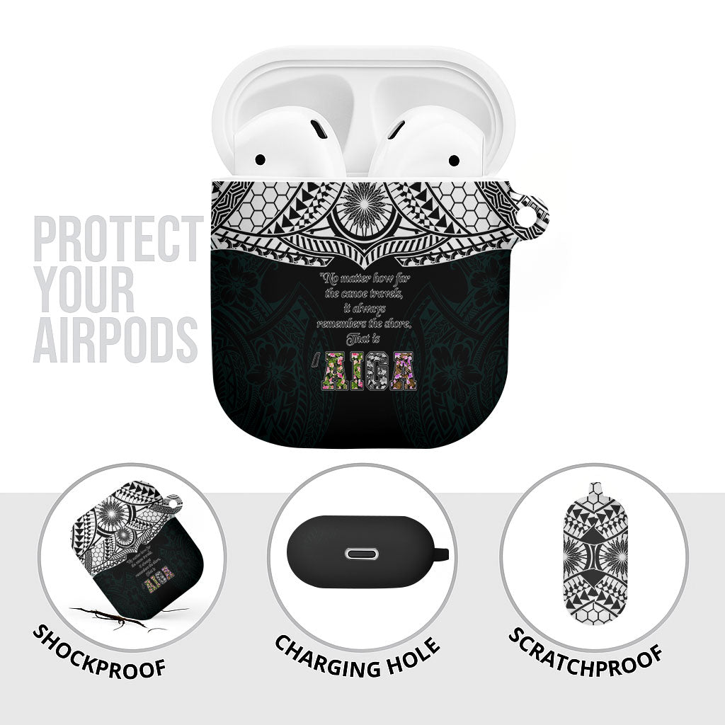 AIGA Always In Gods Arms Samoa AirPods Case Polynesian Tribal Tattoo Art Family Heritage Faith