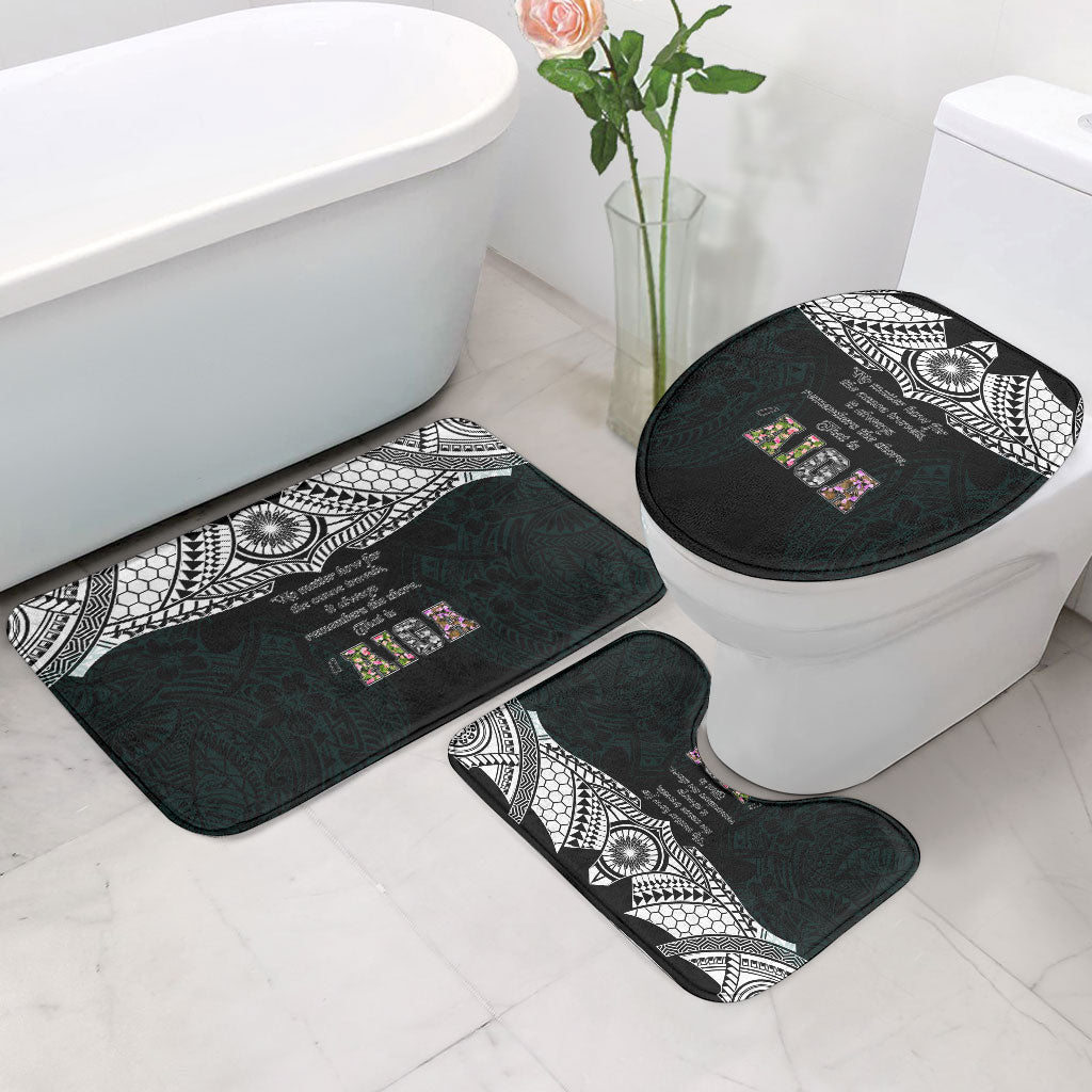 AIGA Always In Gods Arms Samoa Bathroom Set Polynesian Tribal Tattoo Art Family Heritage Faith