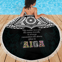 AIGA Always In Gods Arms Samoa Beach Blanket Polynesian Tribal Tattoo Art Family Heritage Faith