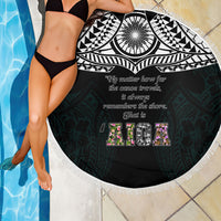 AIGA Always In Gods Arms Samoa Beach Blanket Polynesian Tribal Tattoo Art Family Heritage Faith