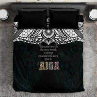 AIGA Always In Gods Arms Samoa Bedding Set Polynesian Tribal Tattoo Art Family Heritage Faith