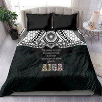 AIGA Always In Gods Arms Samoa Bedding Set Polynesian Tribal Tattoo Art Family Heritage Faith