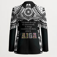 AIGA Always In Gods Arms Samoa Blazer Polynesian Tribal Tattoo Art Family Heritage Faith