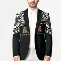 AIGA Always In Gods Arms Samoa Blazer Polynesian Tribal Tattoo Art Family Heritage Faith