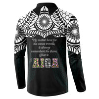 AIGA Always In Gods Arms Samoa Button Sweatshirt Polynesian Tribal Tattoo Art Family Heritage Faith