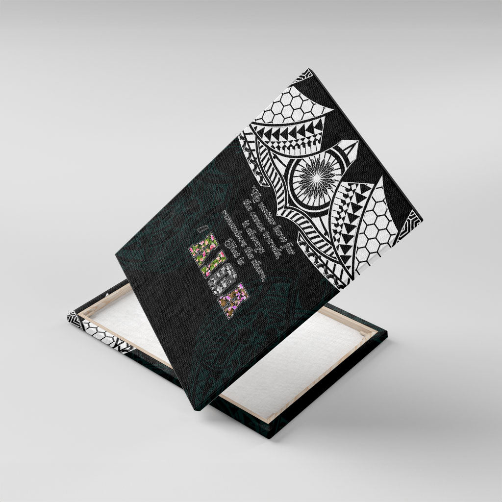 AIGA Always In Gods Arms Samoa Canvas Wall Art Polynesian Tribal Tattoo Art Family Heritage Faith