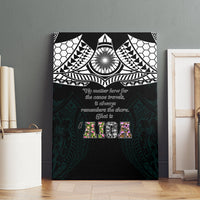 AIGA Always In Gods Arms Samoa Canvas Wall Art Polynesian Tribal Tattoo Art Family Heritage Faith