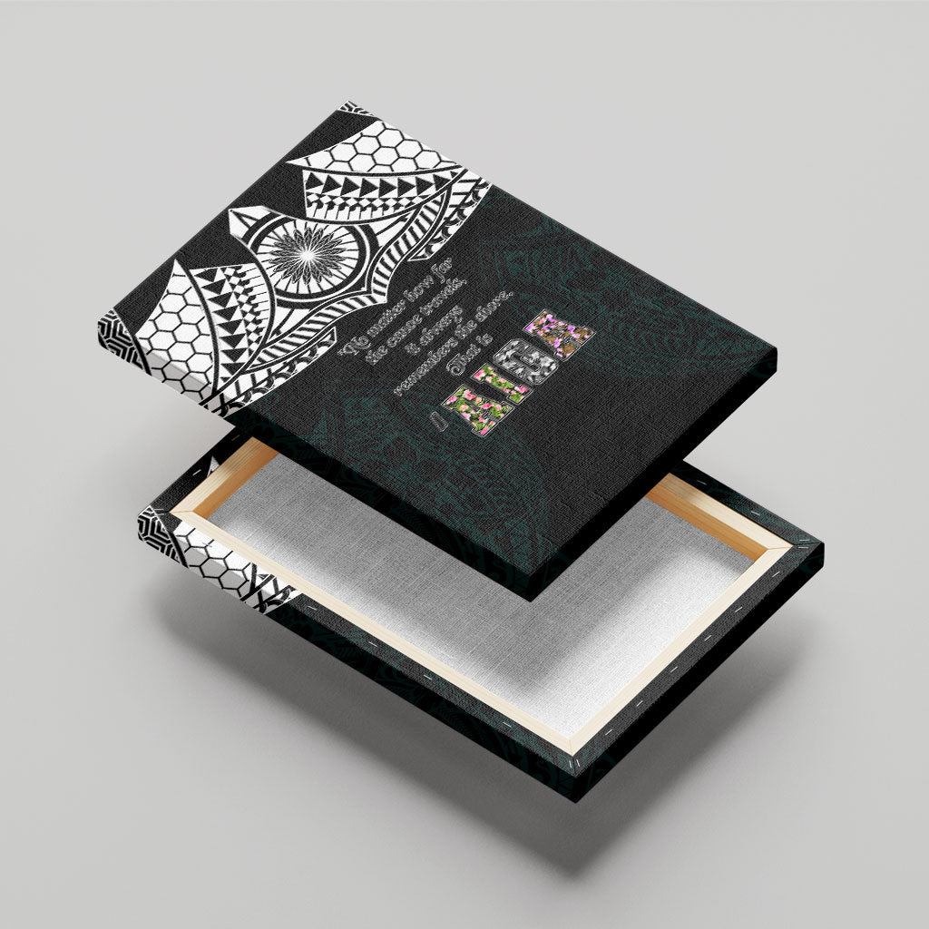 AIGA Always In Gods Arms Samoa Canvas Wall Art Polynesian Tribal Tattoo Art Family Heritage Faith