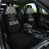AIGA Always In Gods Arms Samoa Car Seat Cover Polynesian Tribal Tattoo Art Family Heritage Faith