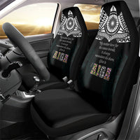 AIGA Always In Gods Arms Samoa Car Seat Cover Polynesian Tribal Tattoo Art Family Heritage Faith
