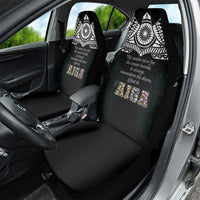 AIGA Always In Gods Arms Samoa Car Seat Cover Polynesian Tribal Tattoo Art Family Heritage Faith
