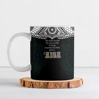 AIGA Always In Gods Arms Samoa Ceramic Mug Polynesian Tribal Tattoo Art Family Heritage Faith