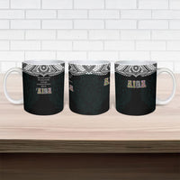 AIGA Always In Gods Arms Samoa Ceramic Mug Polynesian Tribal Tattoo Art Family Heritage Faith