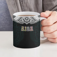 AIGA Always In Gods Arms Samoa Ceramic Mug Polynesian Tribal Tattoo Art Family Heritage Faith