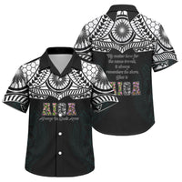 AIGA Always In Gods Arms Samoa Family Matching Mermaid Dress and Hawaiian Shirt Polynesian Tribal Tattoo Art Family Heritage Faith