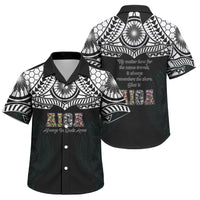 AIGA Always In Gods Arms Samoa Family Matching Tank Maxi Dress and Hawaiian Shirt Polynesian Tribal Tattoo Art Family Heritage Faith