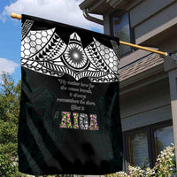 AIGA Always In Gods Arms Samoa Garden Flag Polynesian Tribal Tattoo Art Family Heritage Faith