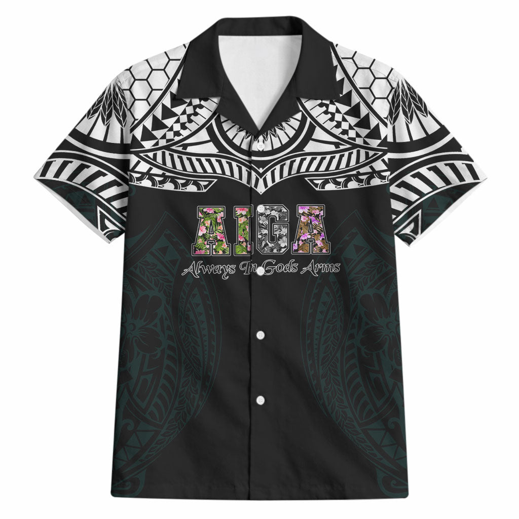 AIGA Always In Gods Arms Samoa Hawaiian Shirt Polynesian Tribal Tattoo Art Family Heritage Faith